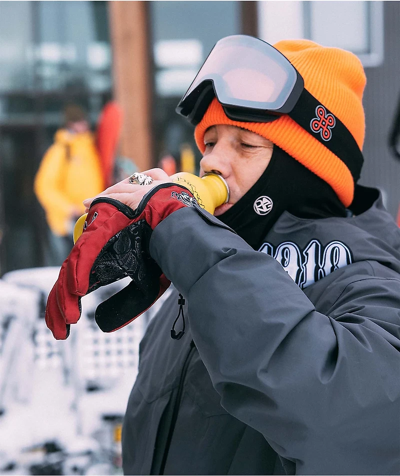 Deathgrip x 1910 Ghoul Red Snowboard Gloves