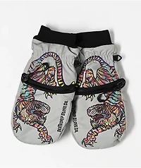 Deathgrip x Melodie Perrault Ghoul Grey Snowboard Mittens