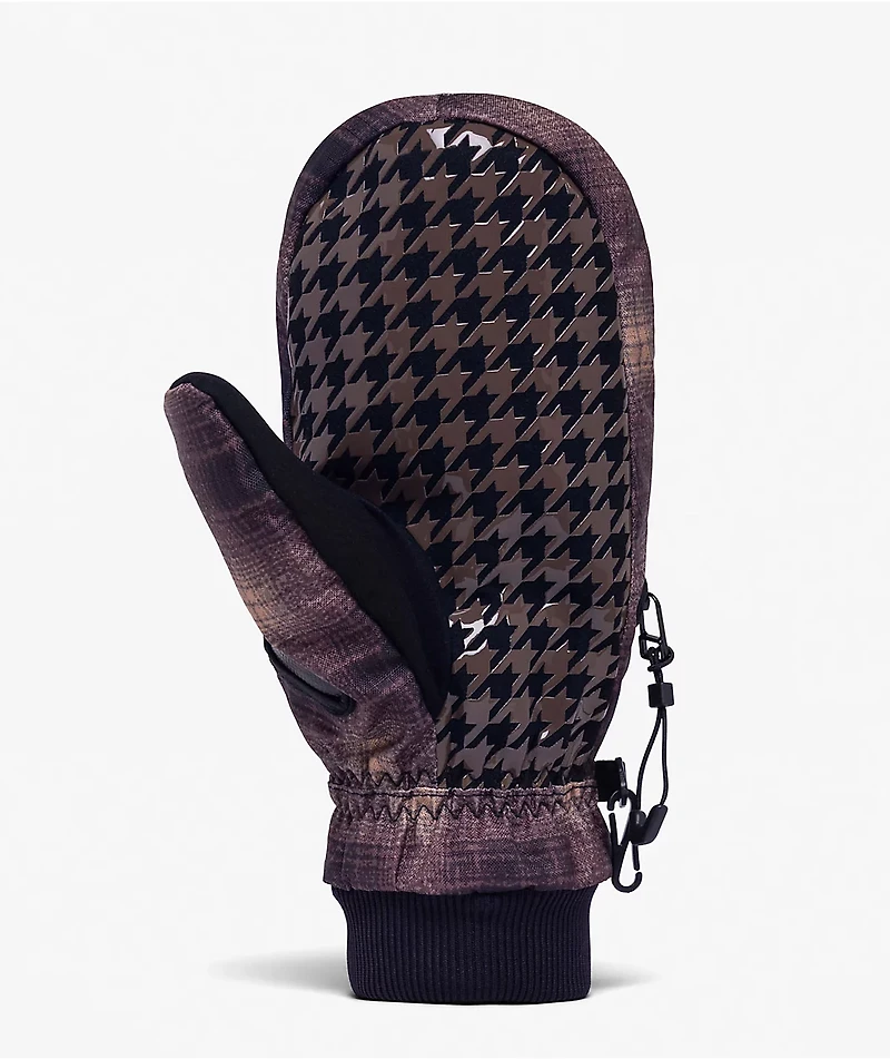 Deathgrip x SLUSH Ghoul Plaid Snowboard Mittens