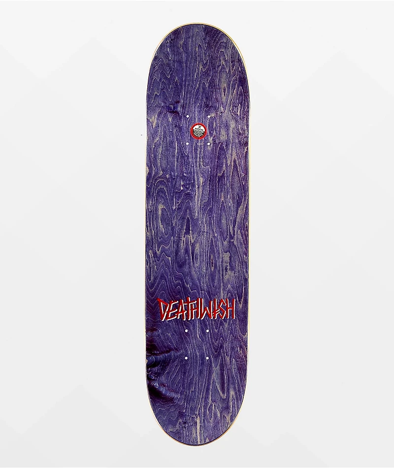 Deathwish Drop Cap 8.0" Skateboard Deck