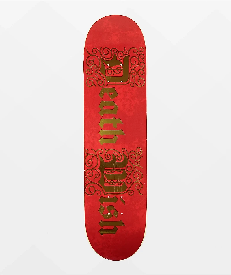 Deathwish Drop Cap 8.0" Skateboard Deck