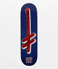 Deathwish Gang Logo 8.5" Navy & Red Skateboard Deck
