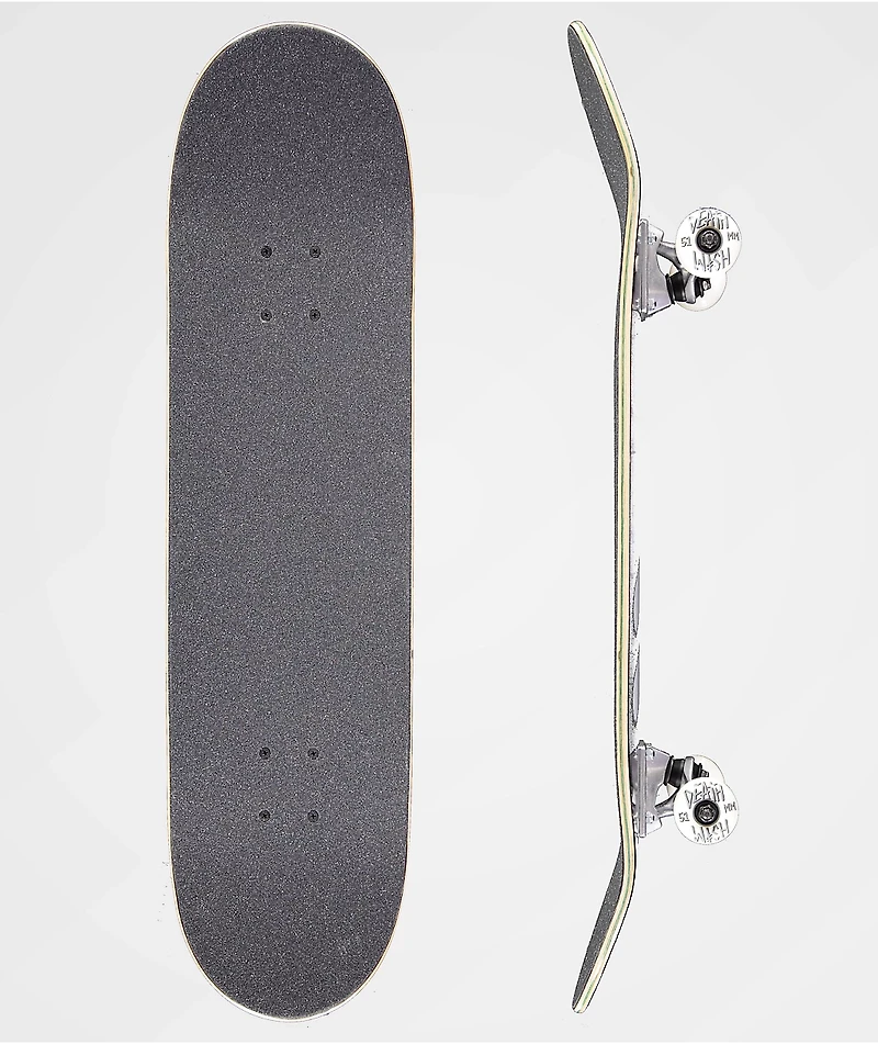 Deathwish Gang Logo Black & White 8.25" Skateboard Complete