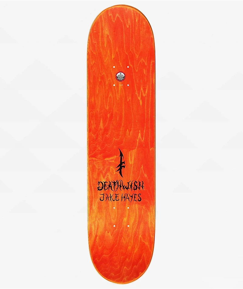 Deathwish Hayes I Need Your Soul 8.0" Skateboard Deck