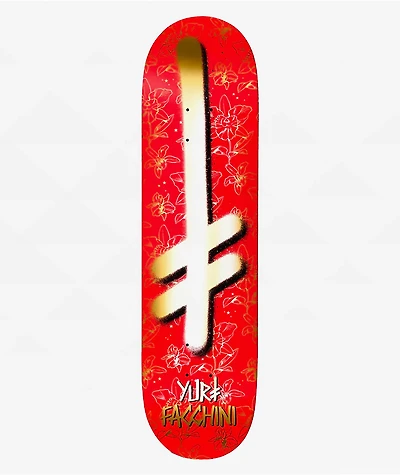 Deathwish Yuri Gang Logo Orchids 8.25" Skateboard Deck