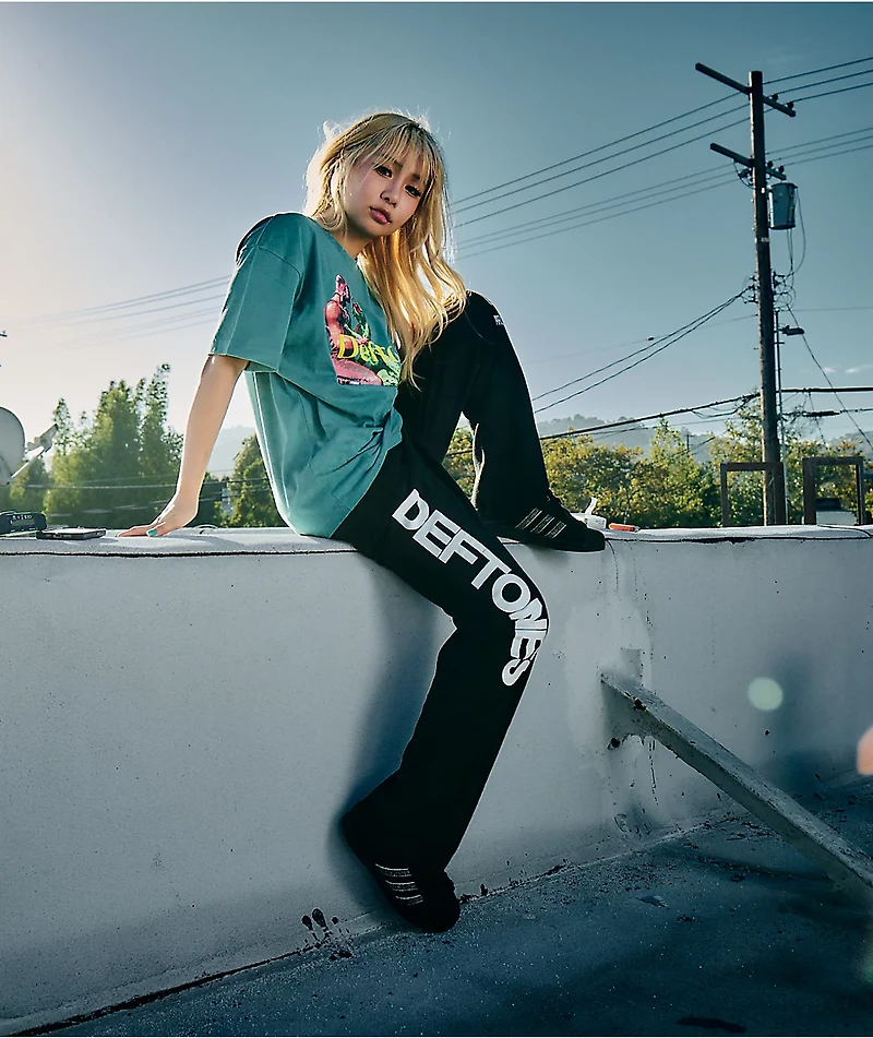 Deftones x Brooklyn Projects Muerte Black Sweatpants