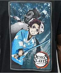 Demon Slayer Back 2 Black T-Shirt