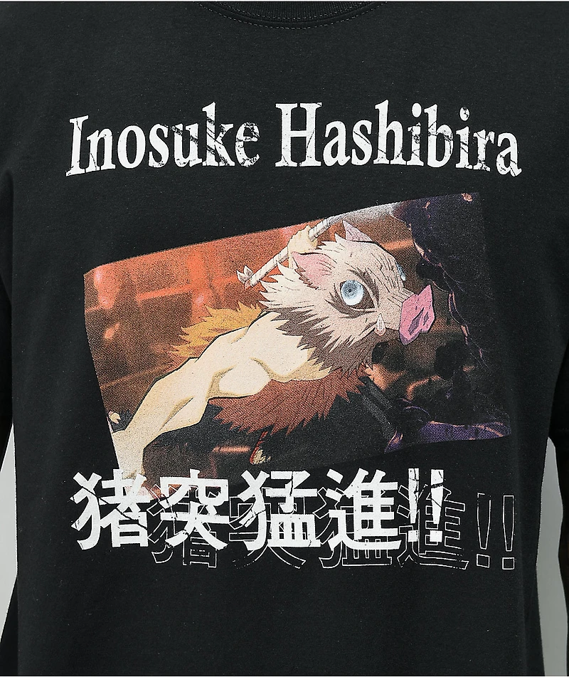 Demon Slayer Hashibira Black T-Shirt
