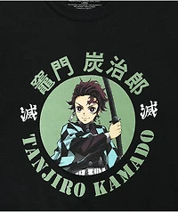 Demon Slayer Tanjiro Black T-Shirt