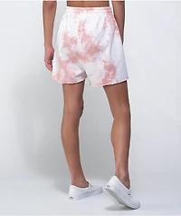 Desert Dreamer Yin Yang Pink Tie Dye Sweat Shorts