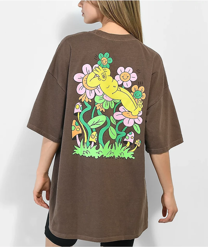 Desert Dreamer x Dreyfus Art Kind People Brown T-Shirt