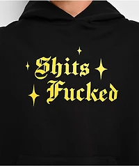 Designer Trash Sparkle Black Hoodie