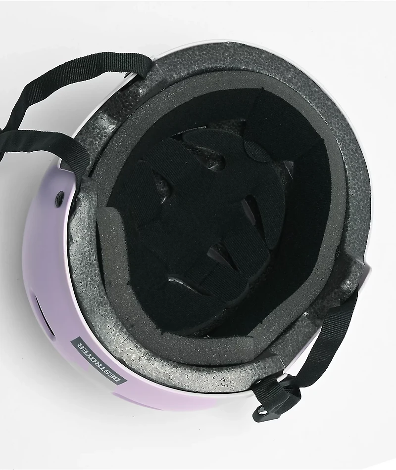 Destroyer Fairmont Certified Pale Purple Skateboard Helmet