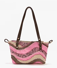 DiFerdinando Desert Stitch Pink Tote Bag