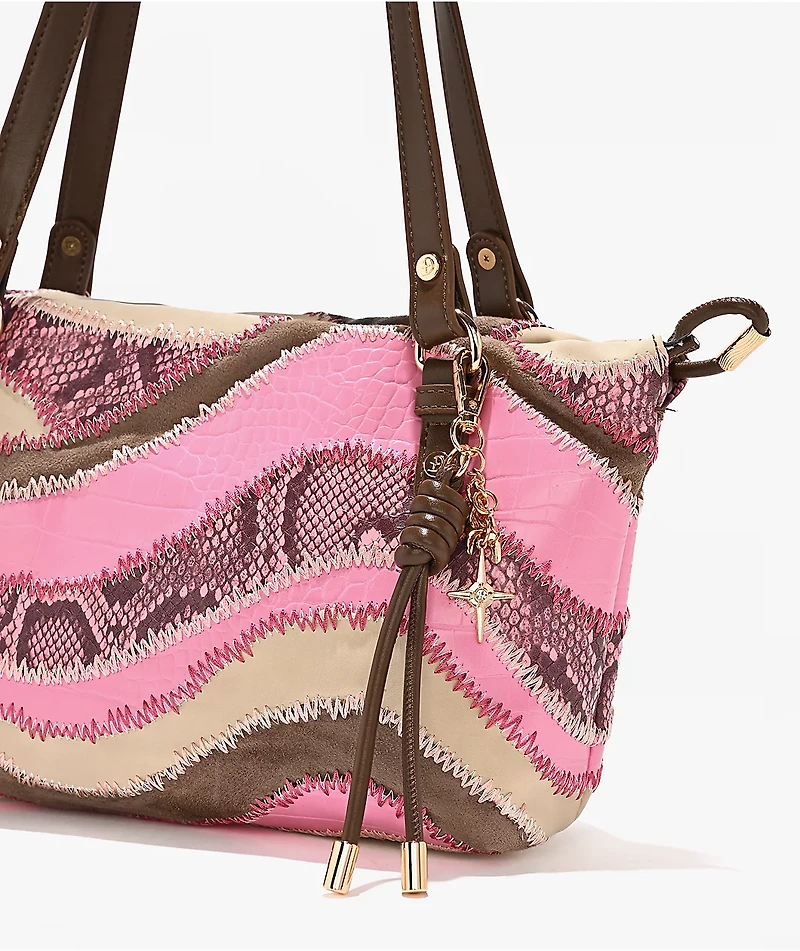 DiFerdinando Desert Stitch Pink Tote Bag