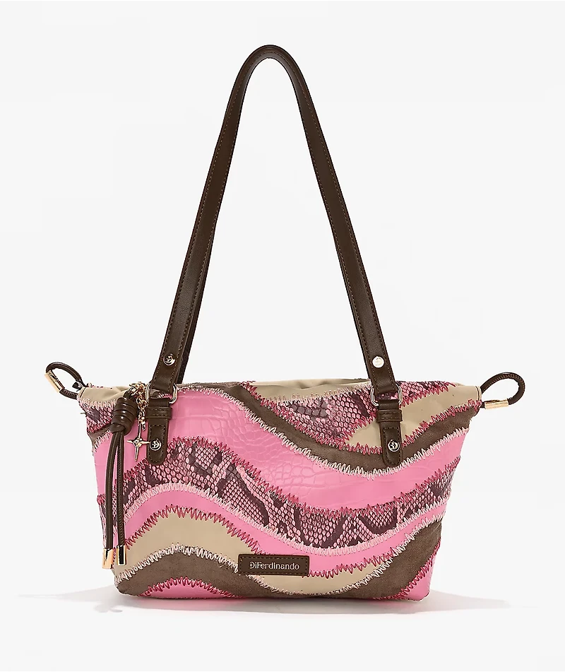 DiFerdinando Desert Stitch Pink Tote Bag