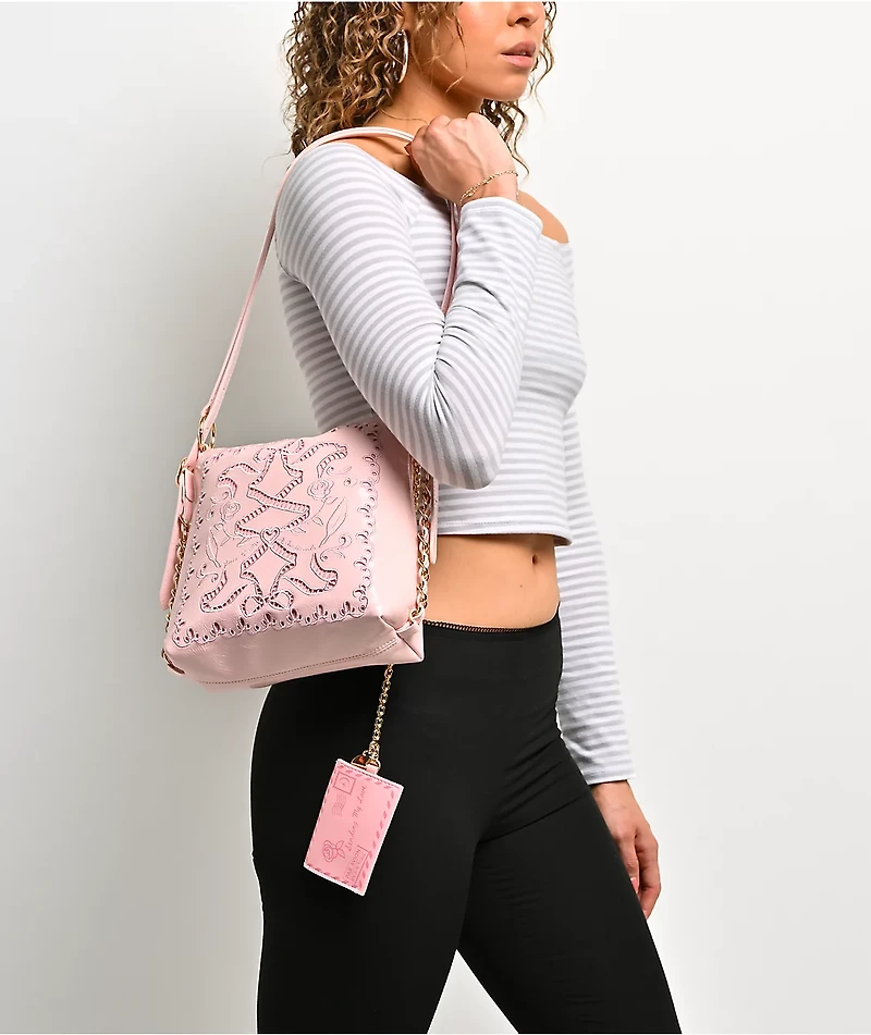 DiFerdinando Ribbon Reverie Pink Flare Mini Shoulder Bag