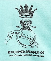 Diamond Supply Co. Cut Color Light Blue T-Shirt