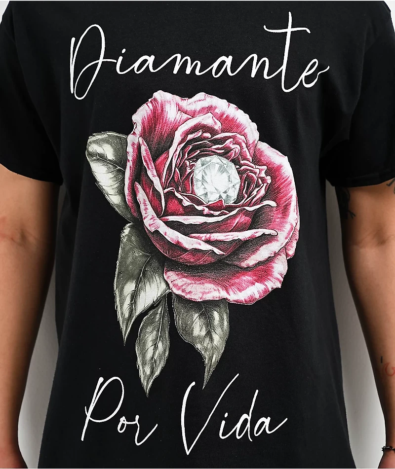 Diamond Supply Co. Diamante Por Vida Black T-Shirt