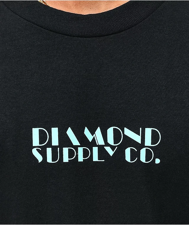 Diamond Supply Glimpse Black T-Shirt at Hamilton Place in
