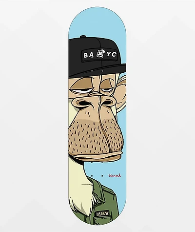Diamond Supply Co. x Ape Military Ape 8.25" Skateboard Deck