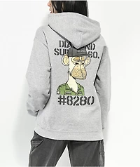 Diamond Supply Co. x Ape Military Mutant Grey Hoodie
