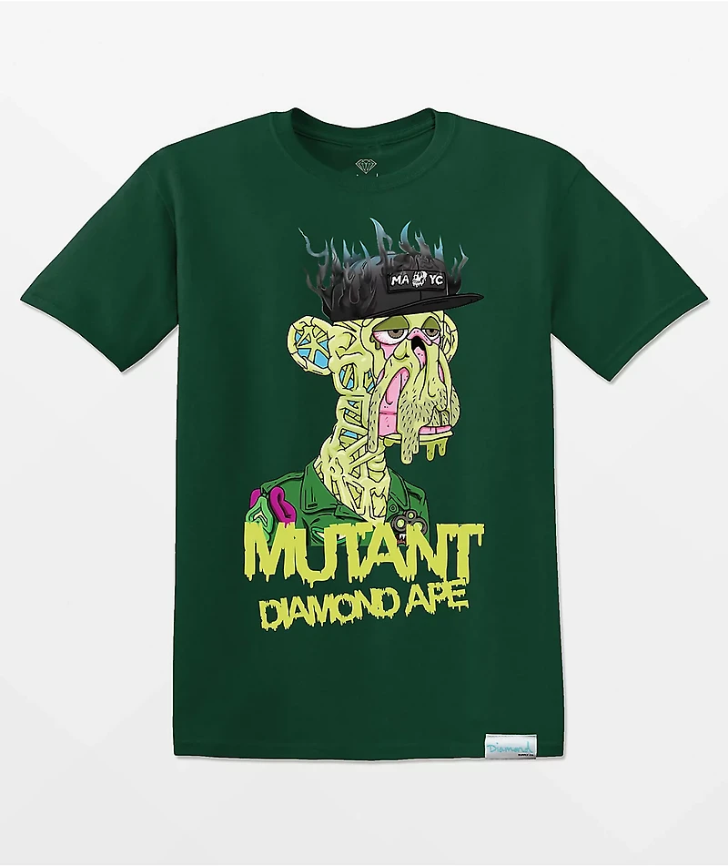 Diamond Supply Co. x Ape Miltary Mutant Green T-Shirt