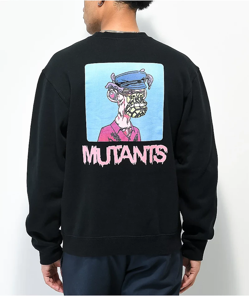 Diamond Supply Co. x Ape Mutant Black Crewneck Sweatshirt