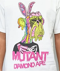 Diamond Supply Co. x Ape Mutant Bunny White T-Shirt