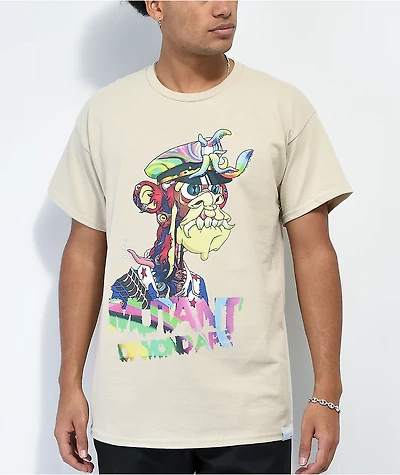 Diamond Supply Co. x Ape Trippy Mutant Tan T-Shirt