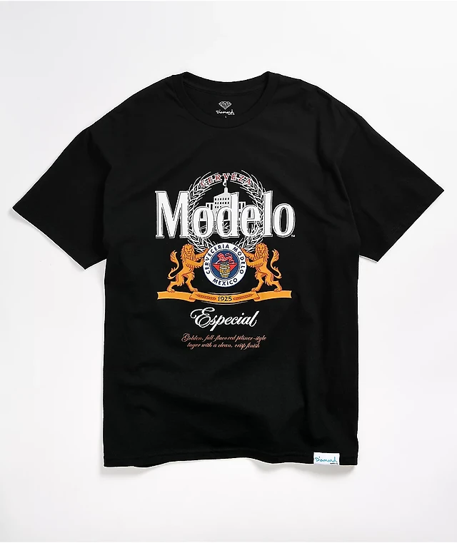 Diamond Supply x Modelo Especial Black T-Shirt at Hamilton - Main Image
