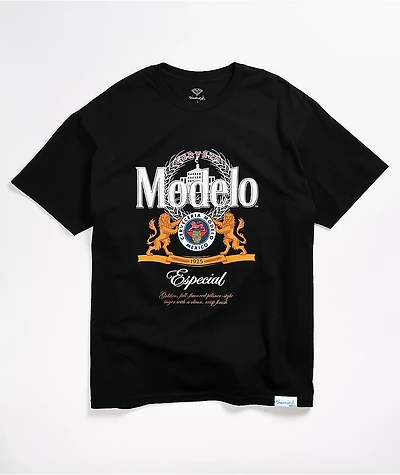 Diamond Supply Co. x Modelo Especial Black T-Shirt