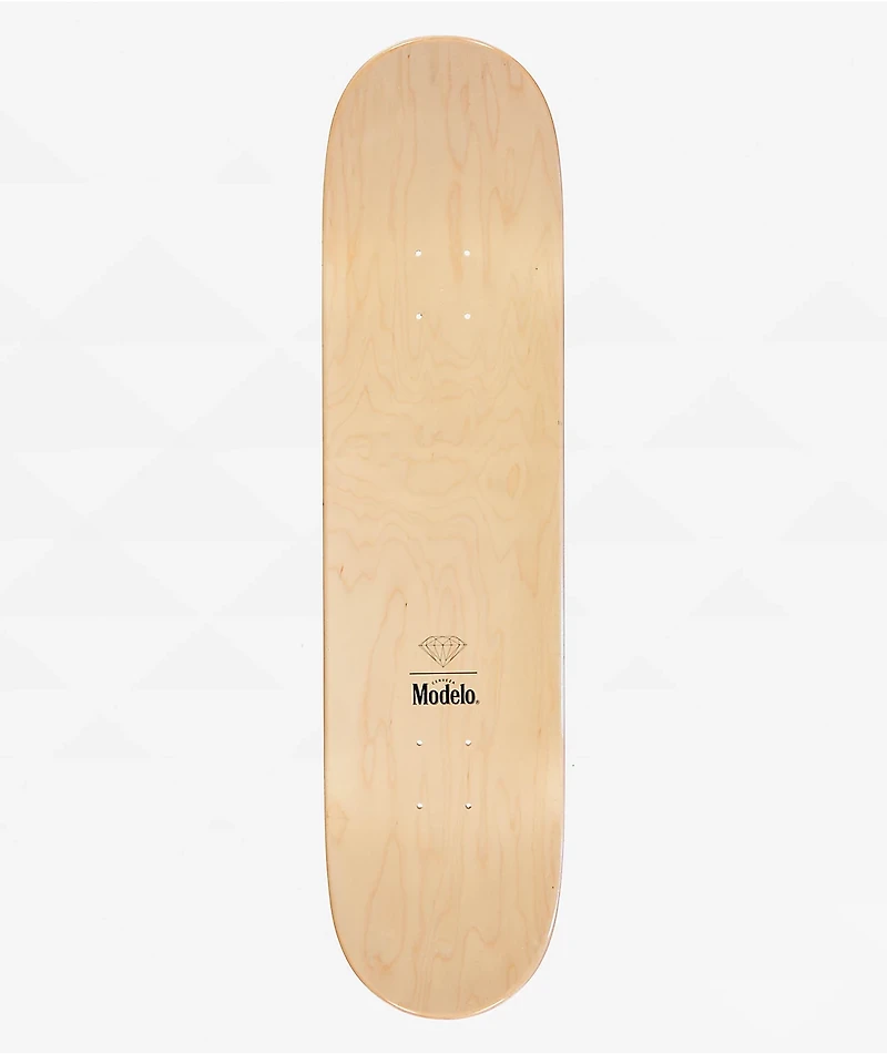 Diamond Supply Co. x Modelo Skeleton 8.0" Skateboard Deck