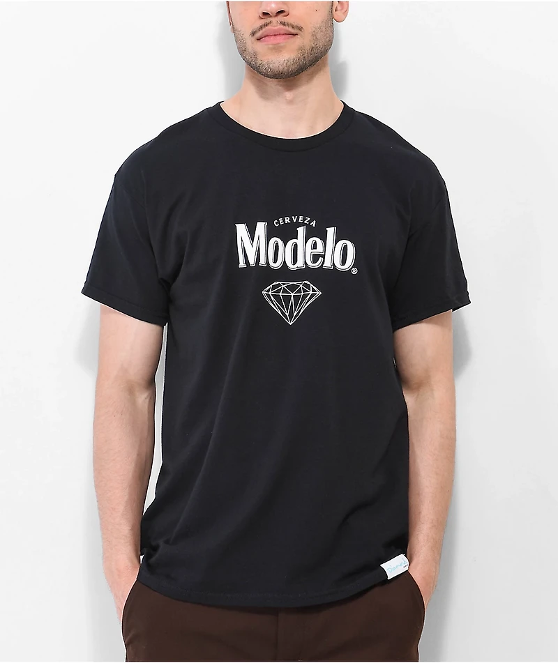 Diamond Supply Co. x Modelo Tradition Black T-Shirt