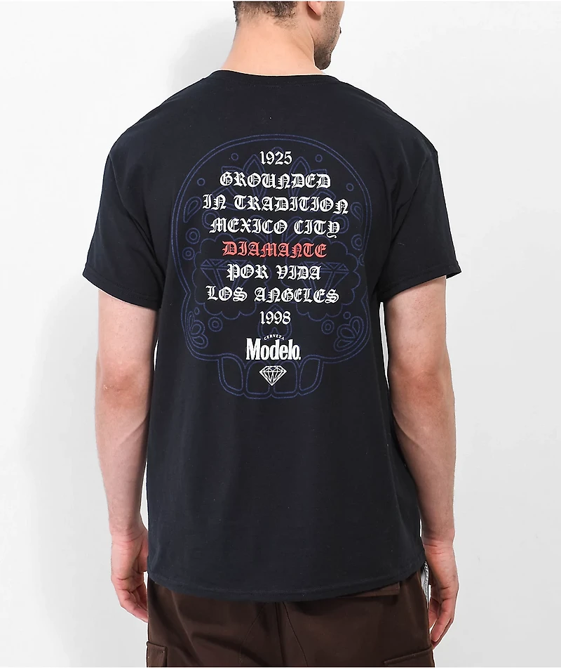 Diamond Supply Co. x Modelo Tradition Black T-Shirt