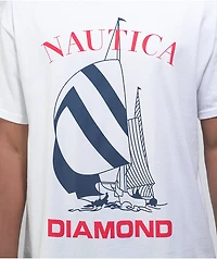 Diamond Supply Co. x Nautica White T-Shirt