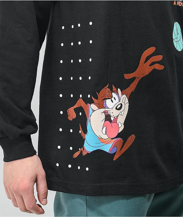Diamond Supply x Space Jam Hook Shot Black Long Sleeve T-Shirt