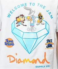 Diamond Supply Co. x Space Jam Welcome To The White T-Shirt