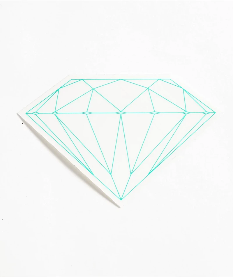 Diamonds Supply Co. Diamond Teal Sticker