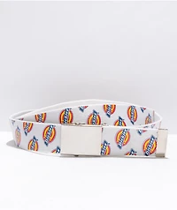Dickies All Over Print White Web Belt