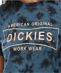 Dickies Blue Tie Dye Crop T-Shirt