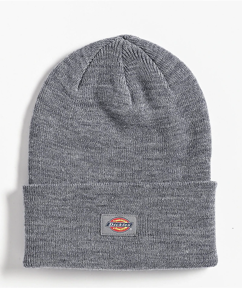 Dickies Classic Cuffed Heather Grey Beanie