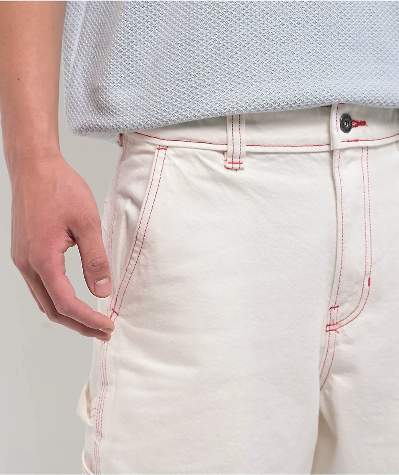 Dickies Contrast White Carpenter Shorts