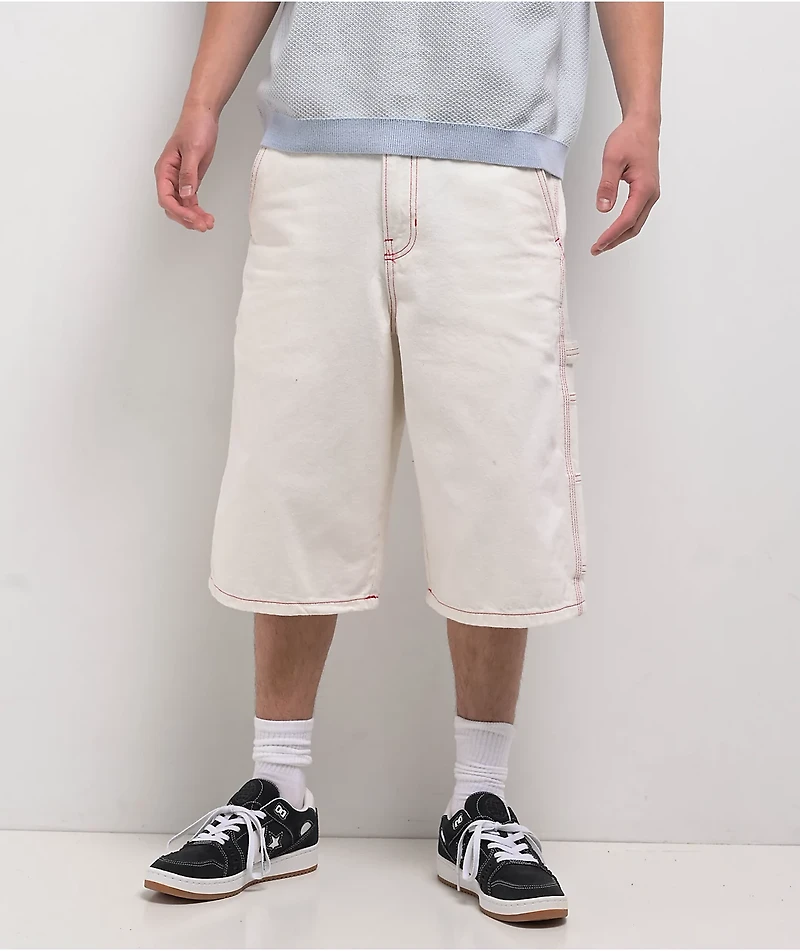 Dickies Contrast White Carpenter Shorts