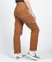 Dickies Cuff Brown Cargo Pants
