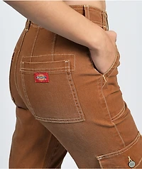 Dickies Cuff Brown Cargo Pants