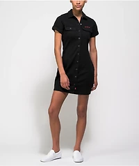 Dickies Cuffed Black Worker Dress