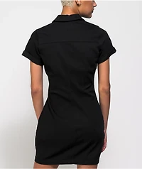 Dickies Cuffed Black Worker Dress