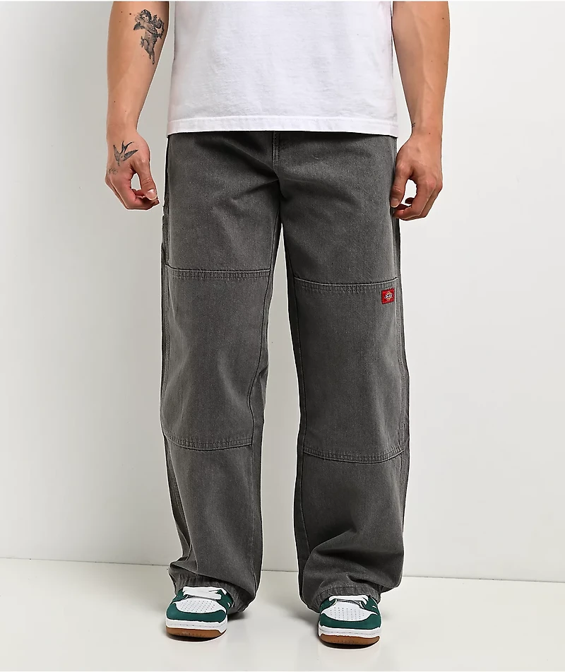 Dickies Double Knee Grey Loose Fit Jeans