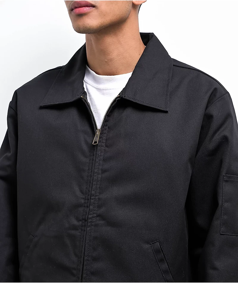 Dickies Eisenhower Black Insulated Work Jacket